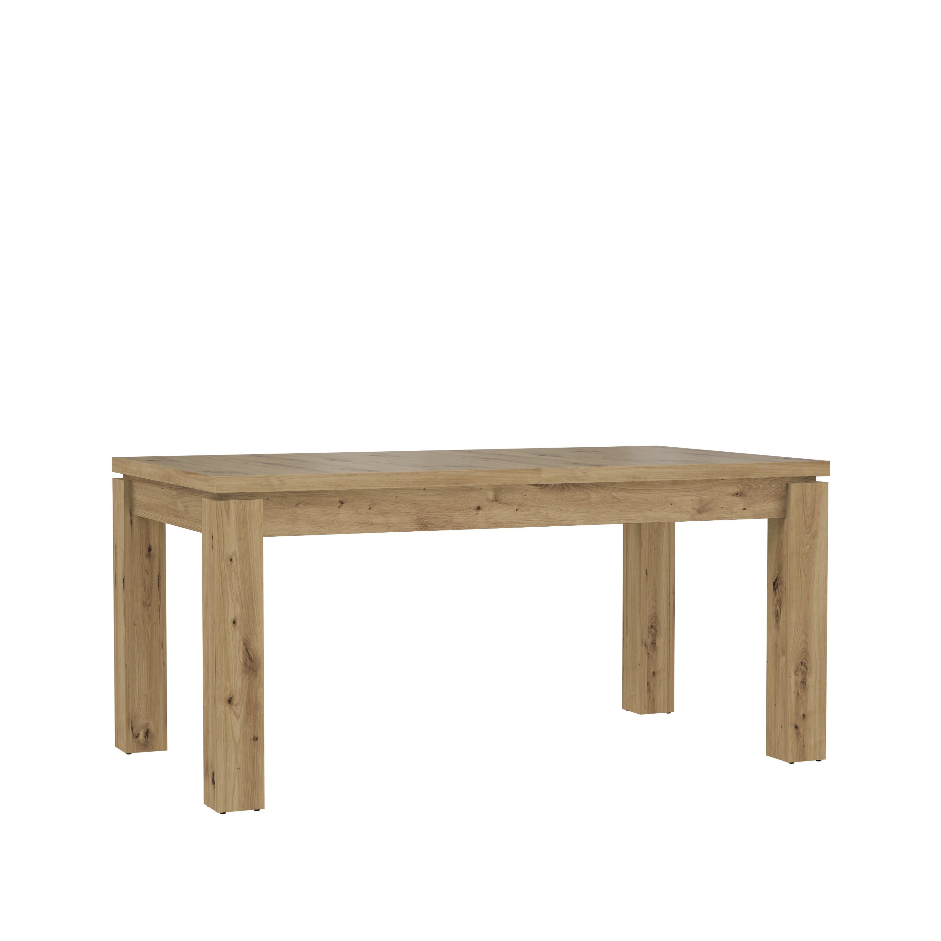 Esstisch ausziehbar Trondheim 160x90 cm Eiche Dekor