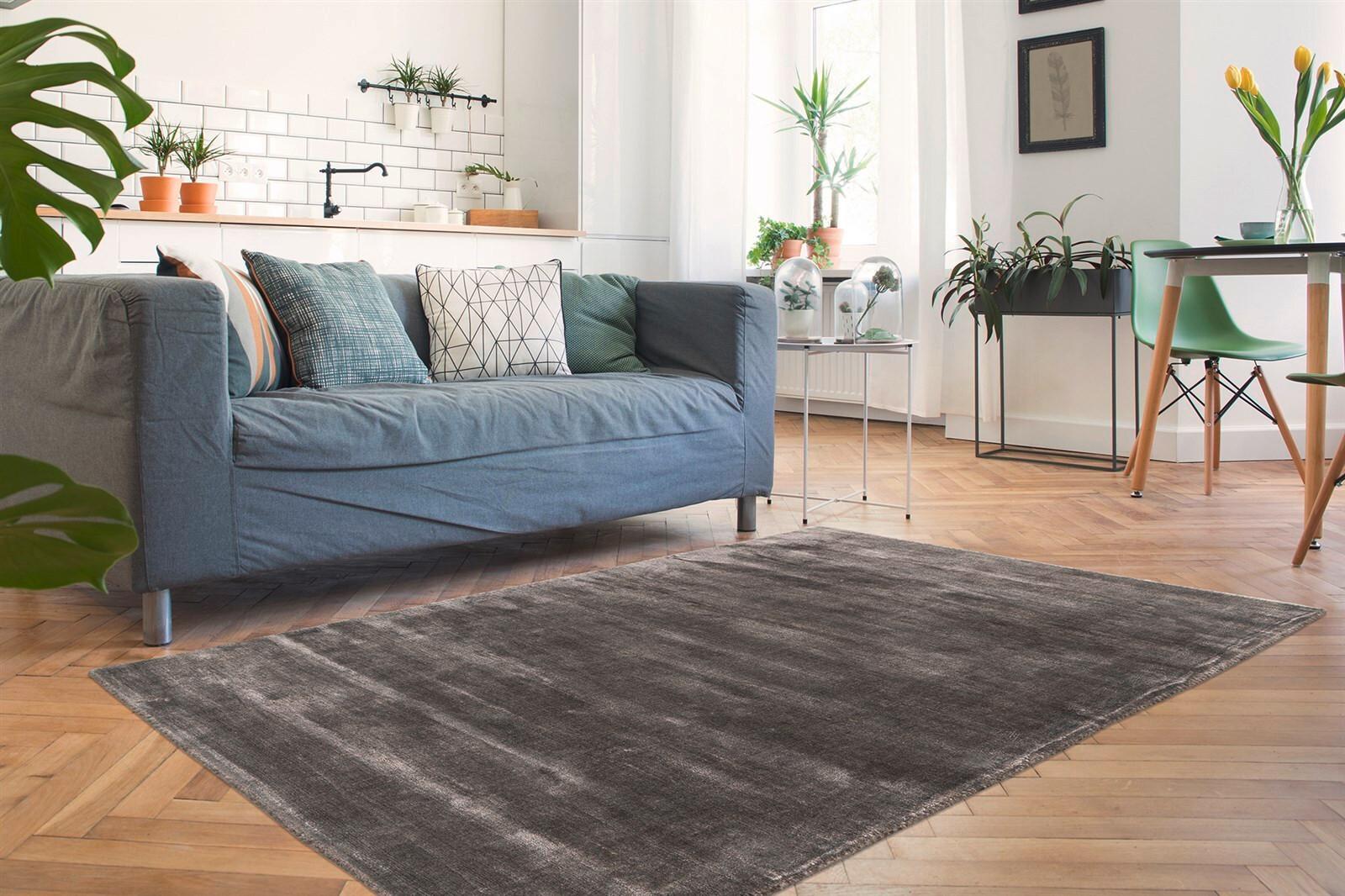 Teppich Village 125 Grau, 120x170 cm - Grau, KONVENTIONELL, Textil (120/170cm)