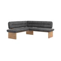 Eckbank Anthrazit Beluna Ii 170x212 Cm - Eichefarben/Anthrazit, KONVENTIONELL, Holz/Textil (170/212cm) - James Wood