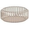 Dekorační miska JANA - béžová, Moderní, kov (21/8cm) - Mömax