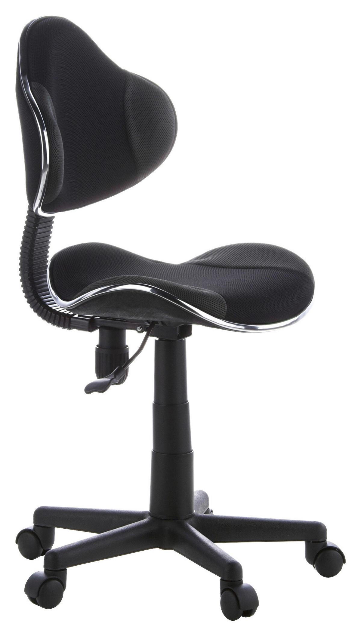 Jugenddrehstuhl Kiddy Gti 2 Grau/Schwarz - Schwarz/Grau, Basics, Kunststoff (45/86-101/42cm) - MID.YOU