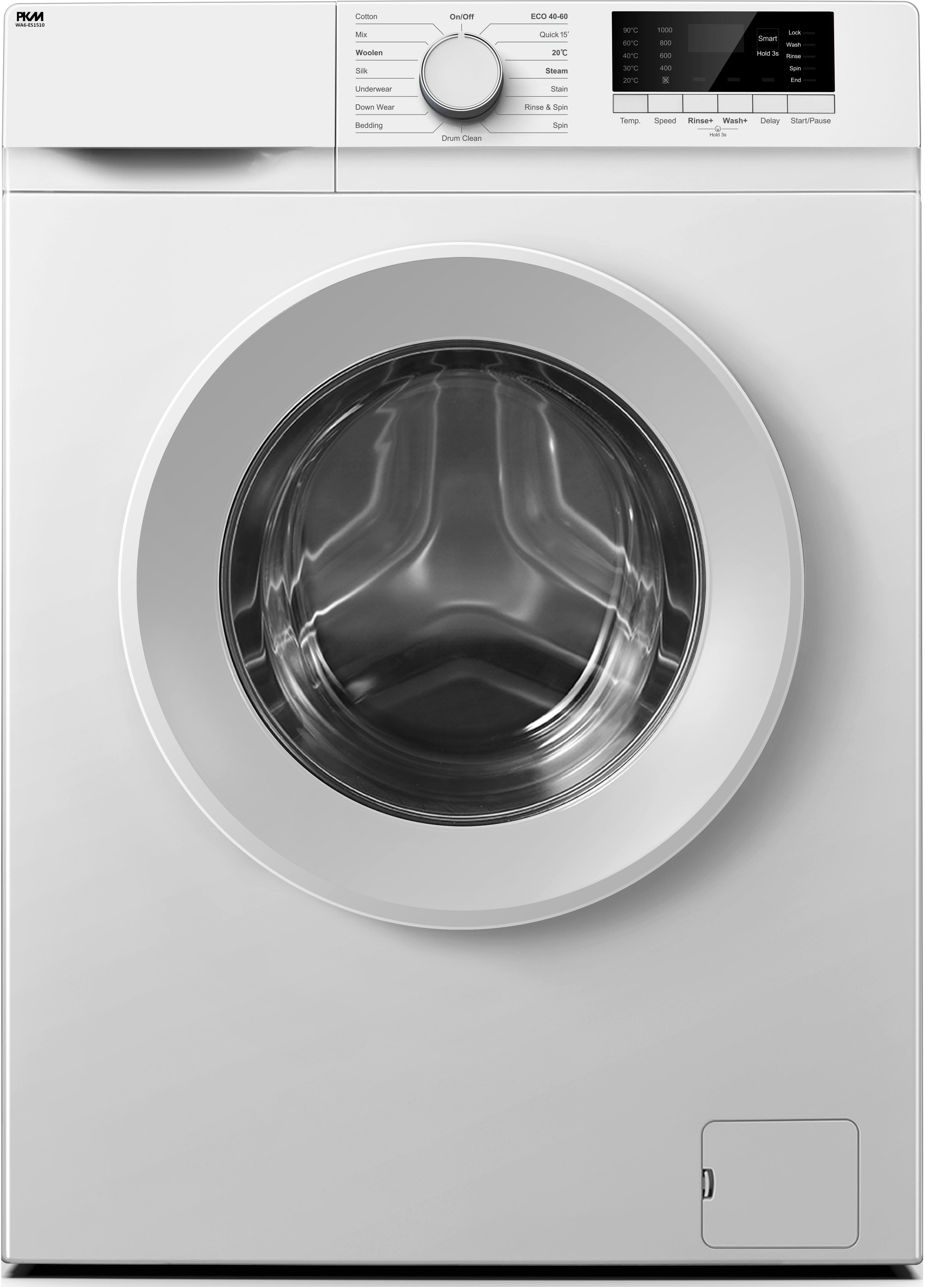 Waschmaschine Wa6-Es1510 - Weiß, Trend (60/84/49,5cm) - PKM