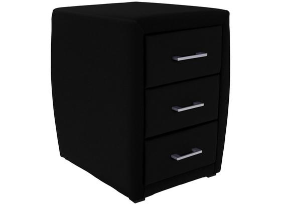Nachtkästchen Allegra Schwarz - Schwarz, KONVENTIONELL, Holzwerkstoff/Kunststoff (52/66/46cm) Nachtkästchen Allegra Schwarz - Schwarz, KONVENTIONELL, Holzwerkstoff/Kunststoff (52/66/46cm)
