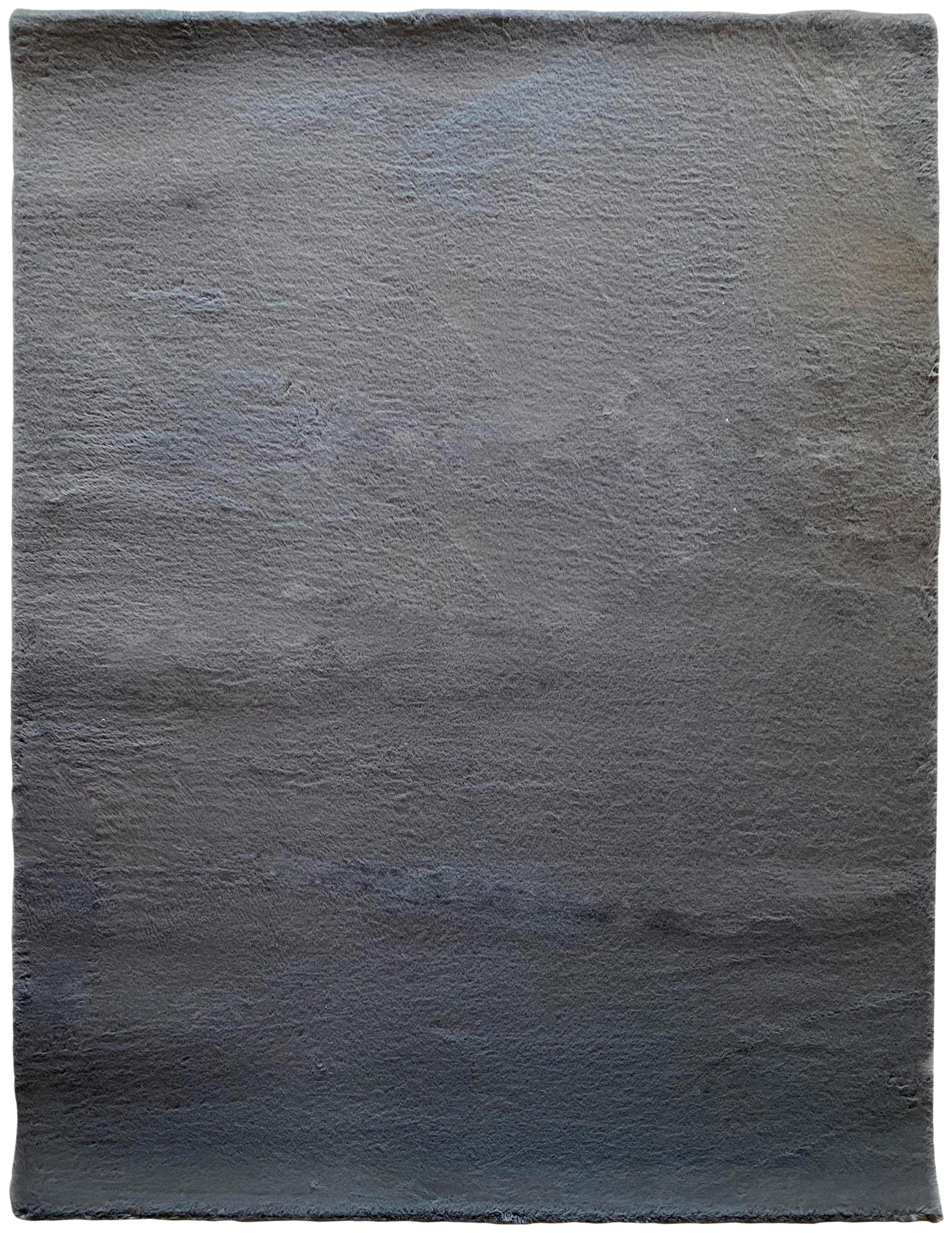 Fellteppich Magarete Dunkelgrau Polyester 120x160cm - Dunkelgrau, Textil (120/160cm) - Luca Bessoni