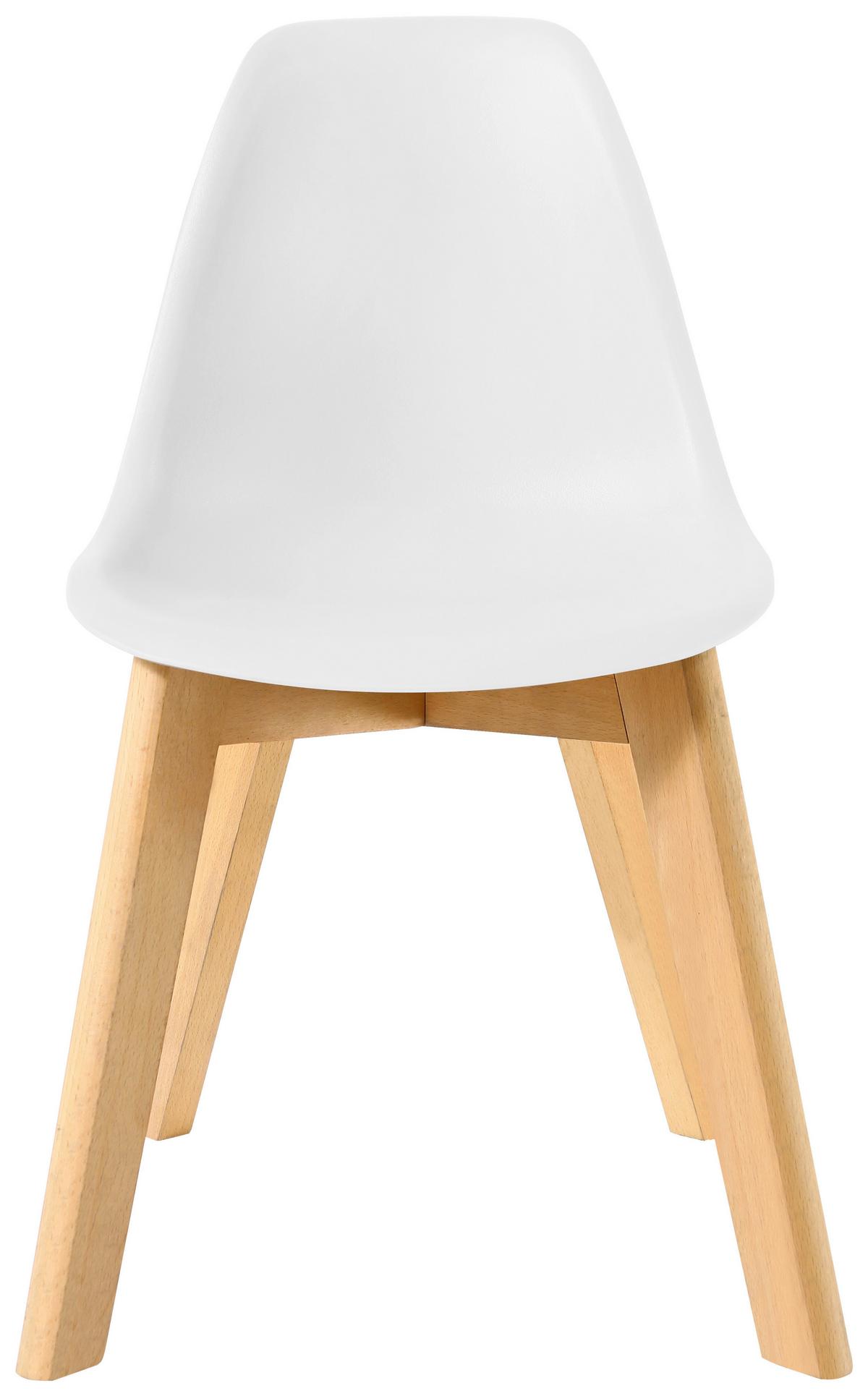 Dětská židle STEVE bílá - bílá, Moderní, dřevo/plast (32/57/32cm) - Based