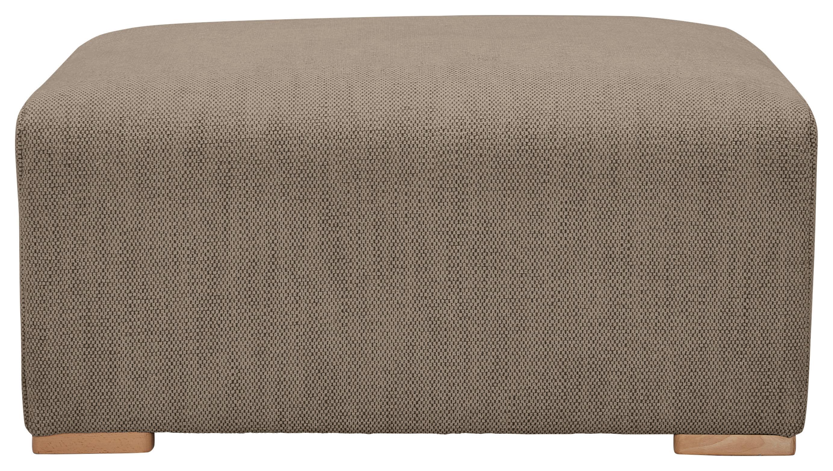 Hocker Vouge Braun BxHxT: 101x44x92 cm - Buchefarben/Braun, KONVENTIONELL, Textil (101/44/92cm) - Livetastic