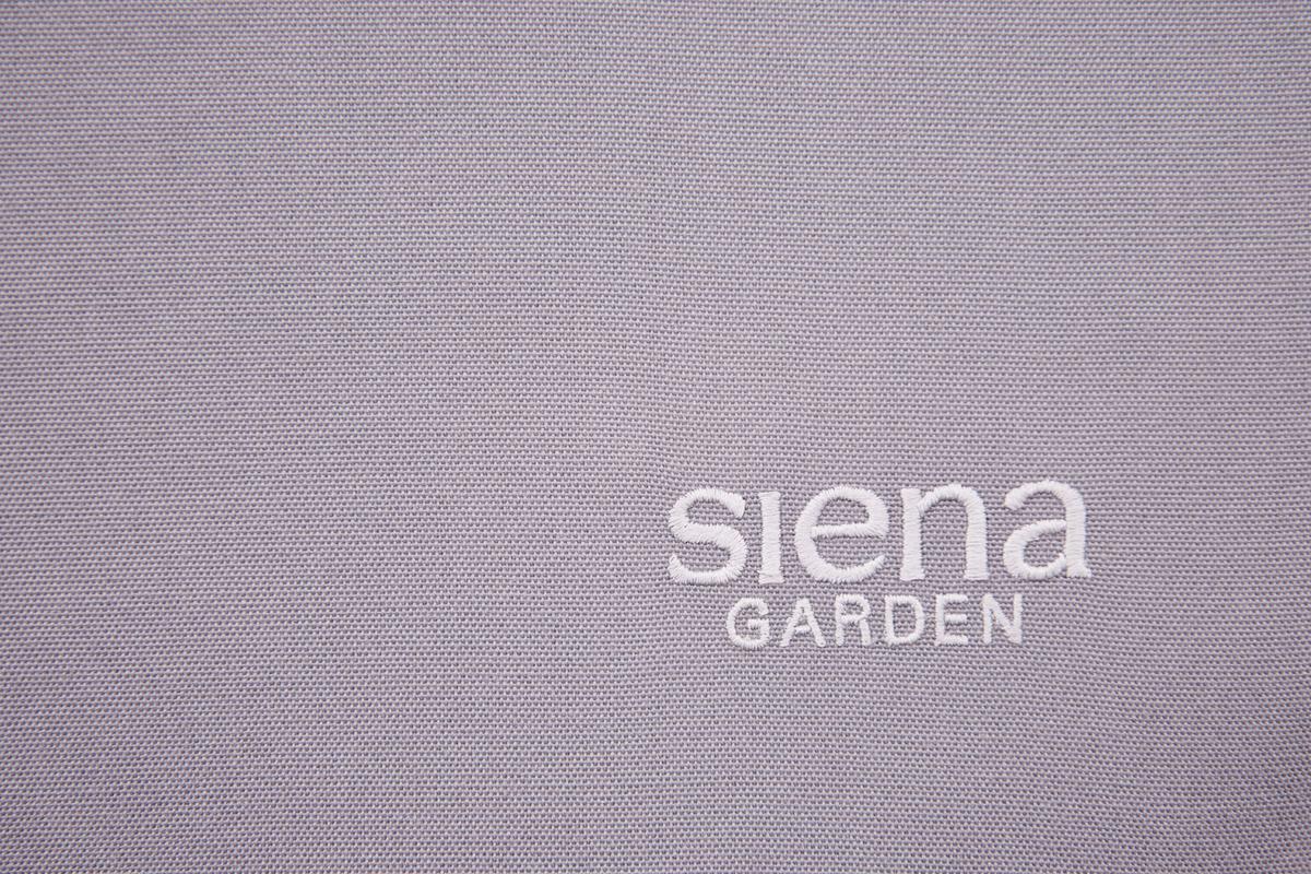 Schaukelliege Metall/Kunststoff/Textil - Blaugrau, KONVENTIONELL, Kunststoff/Textil (57/81/143cm) - Siena Garden