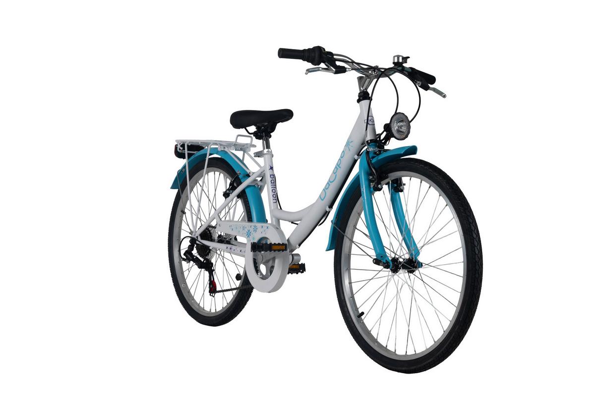 DaCapo Kinderfahrrad Balloon blau 24 Zoll - Blau, LIFESTYLE, Metall (25/140/60cm)