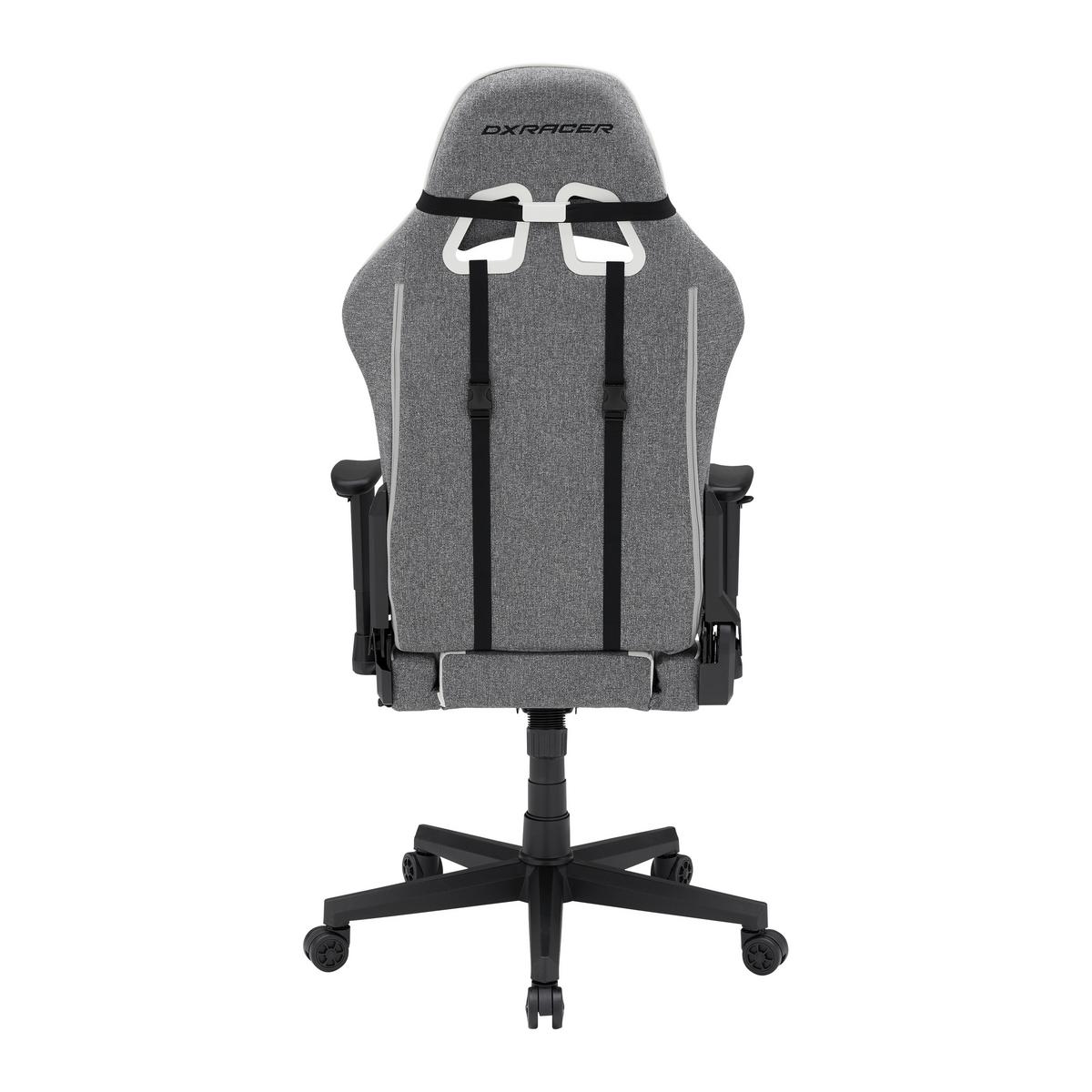 Herní židle PRINCE -EXKLUSIV- - šedá/bílá, Moderní, textil/plast (70/126/70cm) - Dxracer