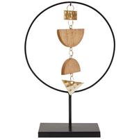 Dekoständer Stehen - Goldfarben/Schwarz, MODERN, Metall (10/22/7cm) - Luca Bessoni