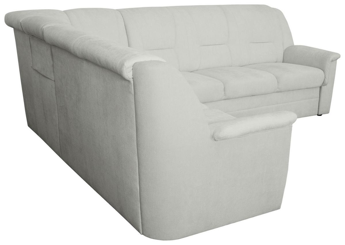 ECKSCHLAFSOFA Rafael, Hellgrau S: 279x224cm - Beige/Hellgrau, Trend, Textil (279/224cm)