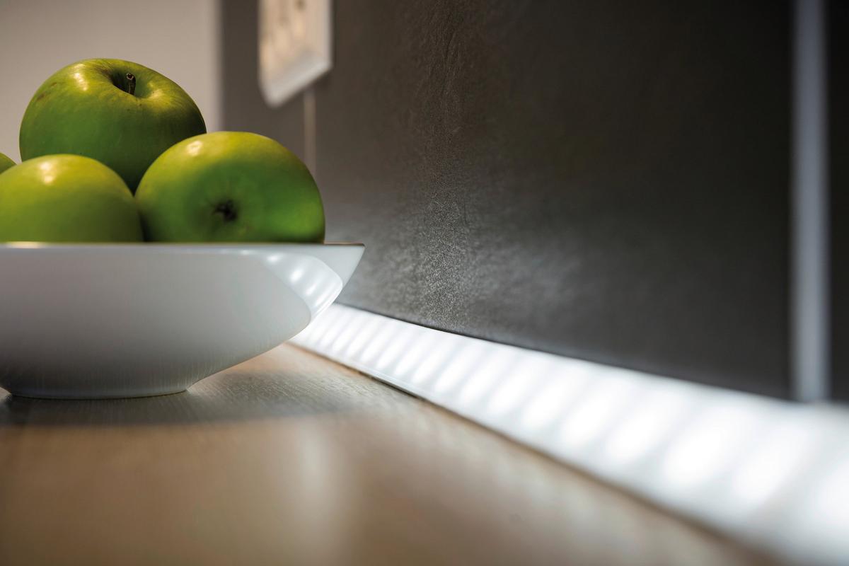LED-Dekoleuchte Function Delta Profil 100cm, Beliebig Kürzbar - Transparent/Alufarben, Basics, Kunststoff/Metall (100/2/2cm) - Paulmann