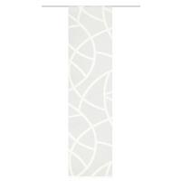 Flächenvorhang Cassé - Ecru, KONVENTIONELL, Textil (60/245cm)