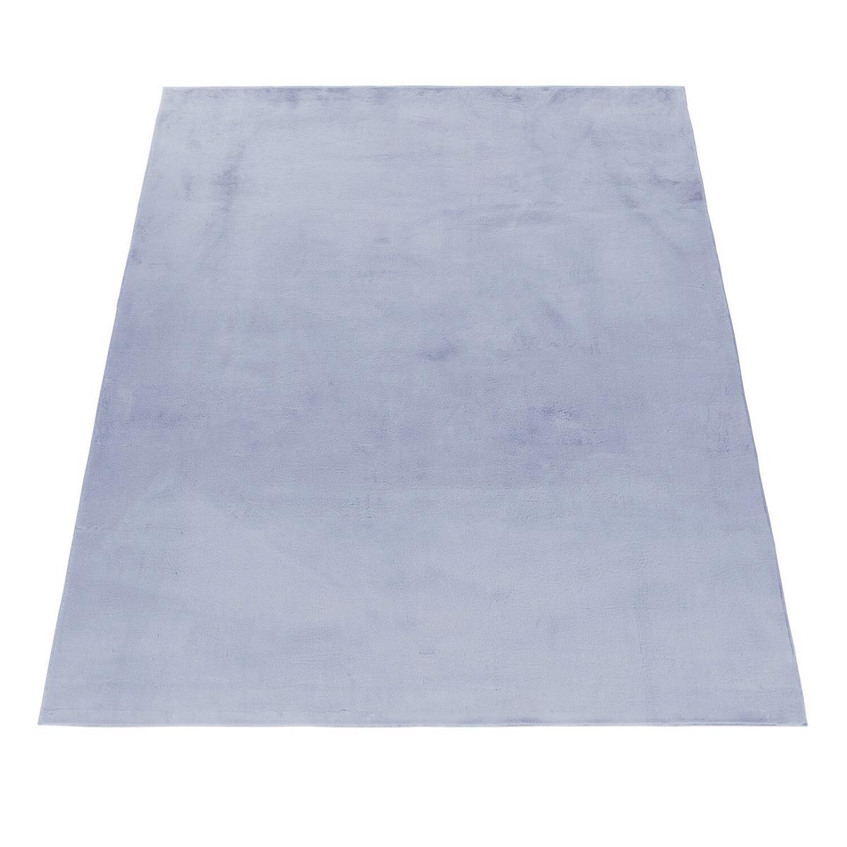 Hochflorteppich, Silber Pouffy - Silberfarben, Basics, Textil (240/340cm)
