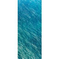 Vliestapete Blaupause Panel - Türkis/Blau, Basics (100/250cm) - Komar