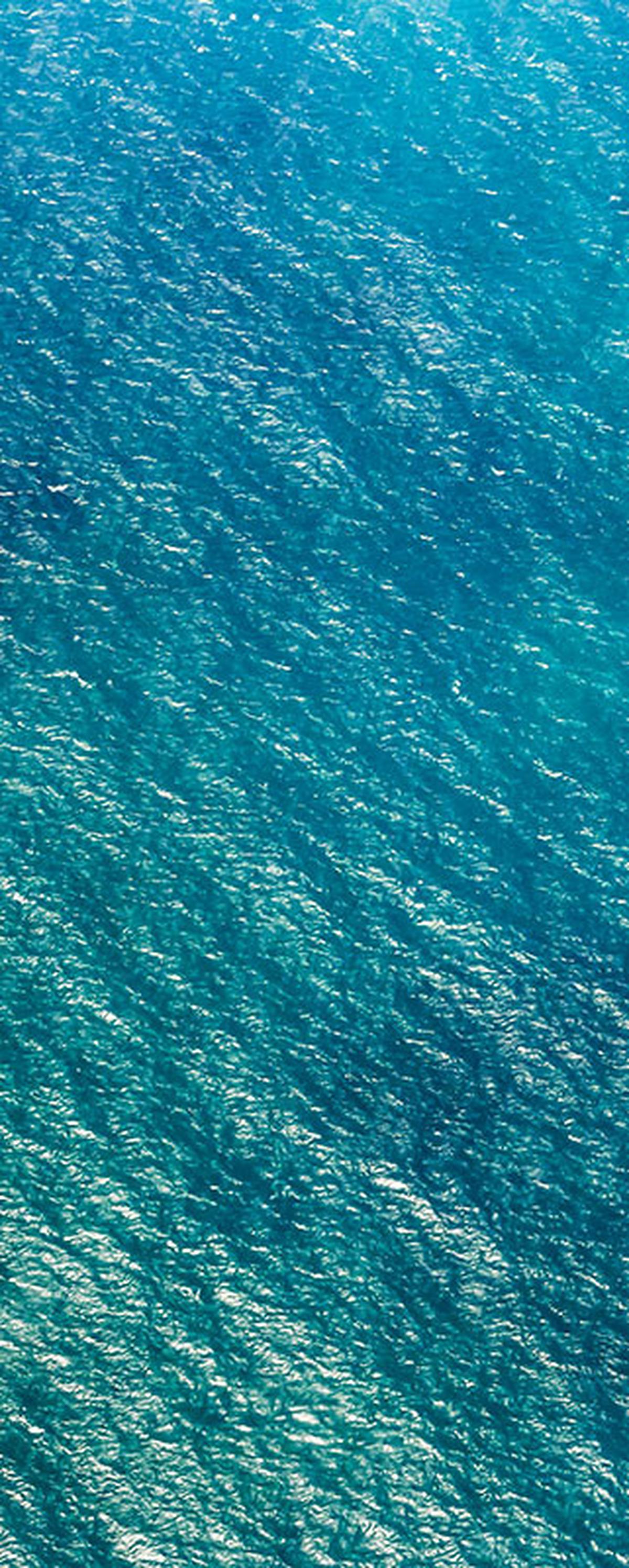 Vliestapete Blaupause Panel - Türkis/Blau, Basics (100/250cm) - Komar