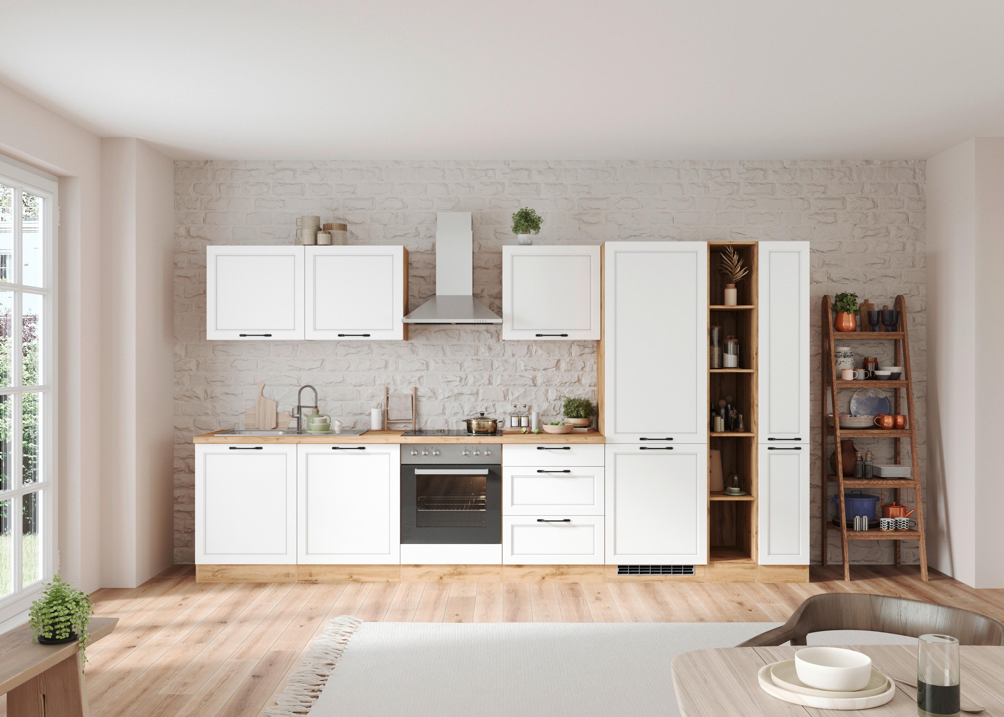 Regal Meran B: 30 cm Eiche Dekor - Eiche Wotan, LIFESTYLE, Holzwerkstoff (30/200/60cm) - Held