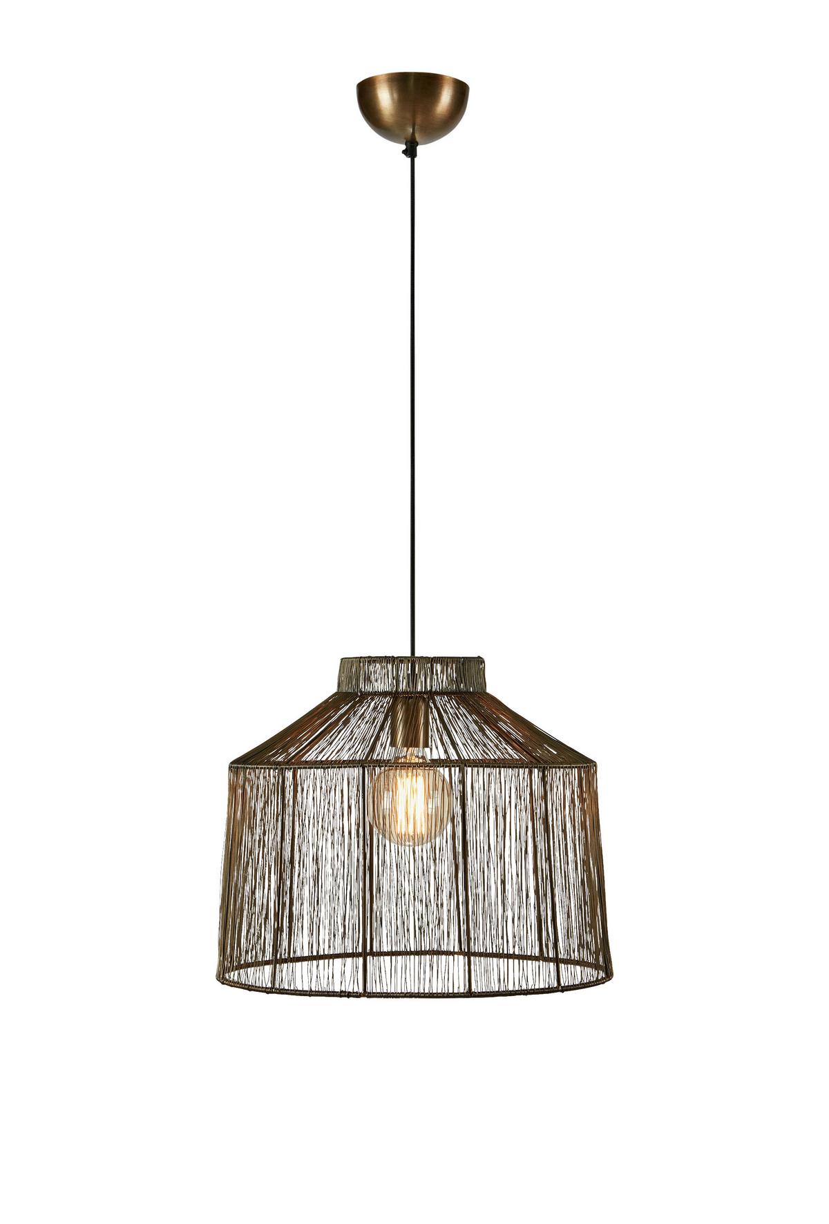 Hängeleuchte Capanna - Messingfarben, Basics, Metall (42/27/34cm) - Markslöjd