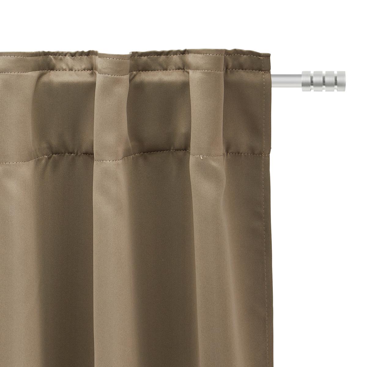 Zatemňovací závěs Ricco, 2x140/245cm - hnědá, textil (140/245cm) - Modern Living