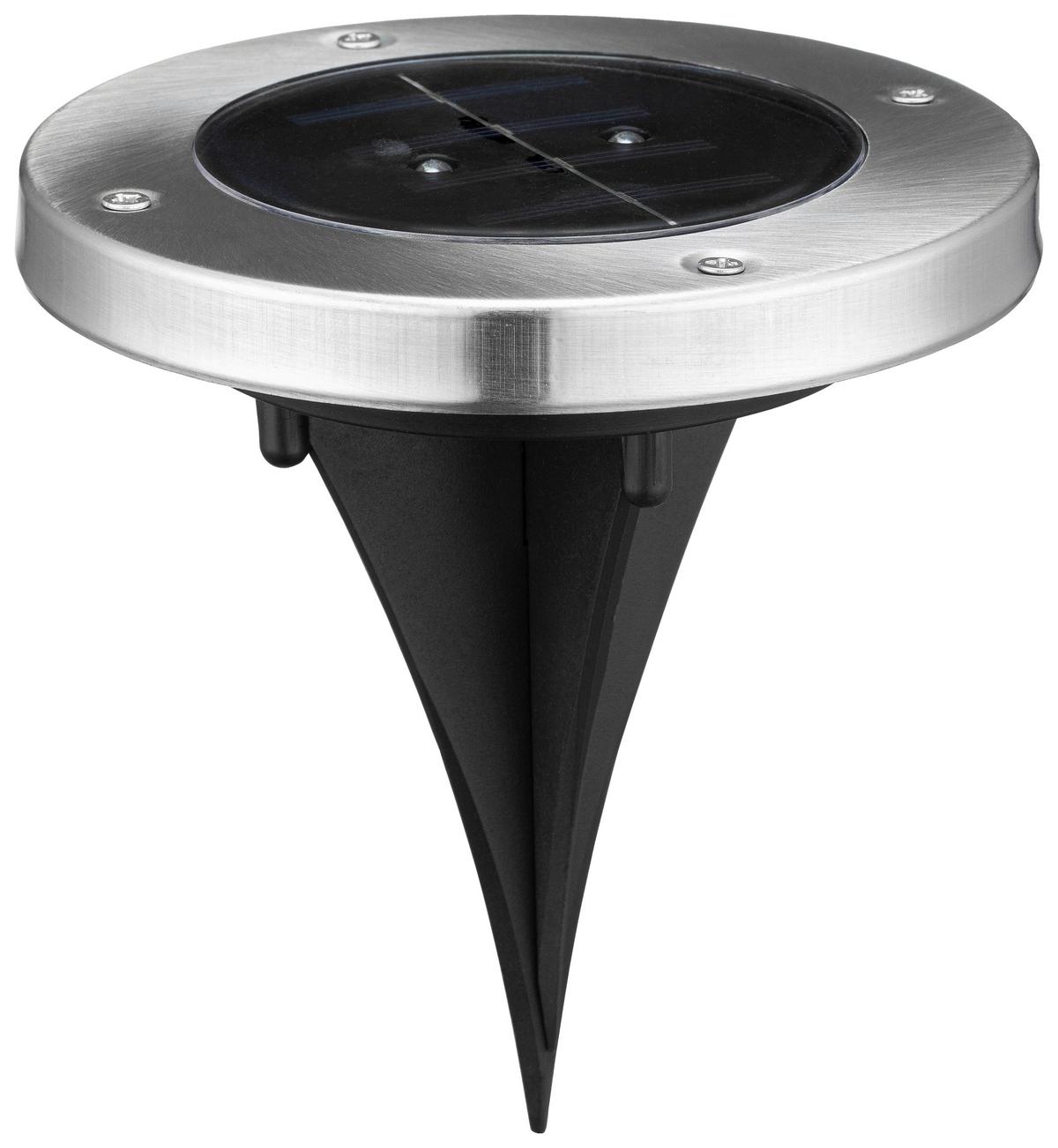 Solarleuchte, mit Schalter Delilah - Schwarz, Basics, Kunststoff/Metall (12/12,5cm) - Homezone