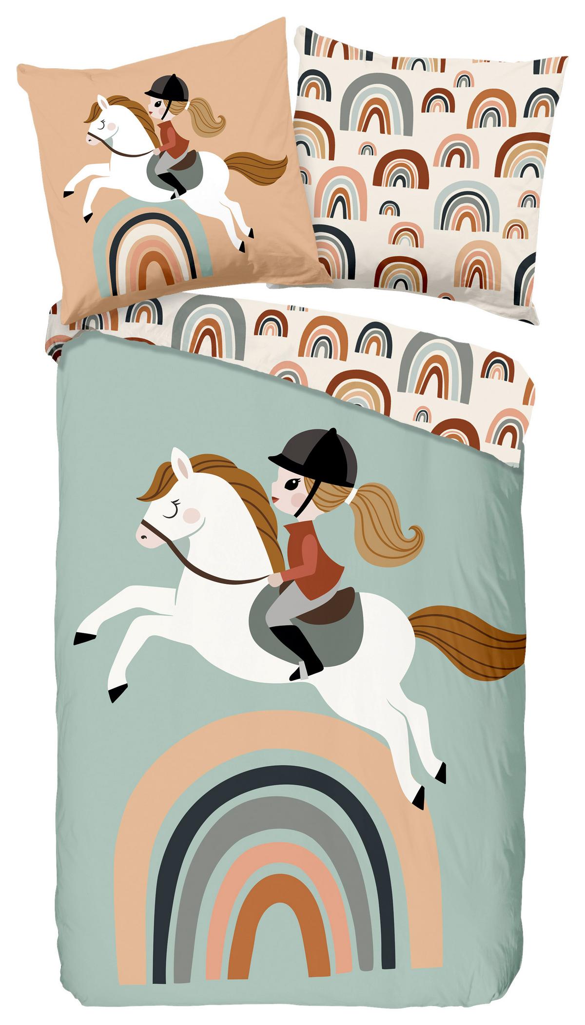 Kinderbettwäsche Destin Multicolor 135x200 cm - Multicolor, Design, Textil (135/200cm)