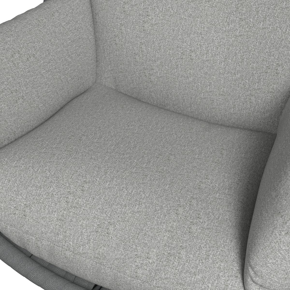 ZÁVESNÉ KRESLO MIRA - svetlosivá, Modern, kov/textil (107cm) - Bessagi Garden