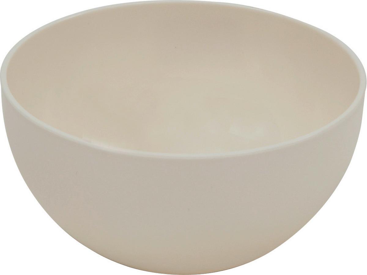 Schüssel Kunststoff Creme Gutja 2,5 L, DxH: 20,5x10,5 cm - Creme, KONVENTIONELL, Kunststoff (20,5/10,5cm) - James Wood