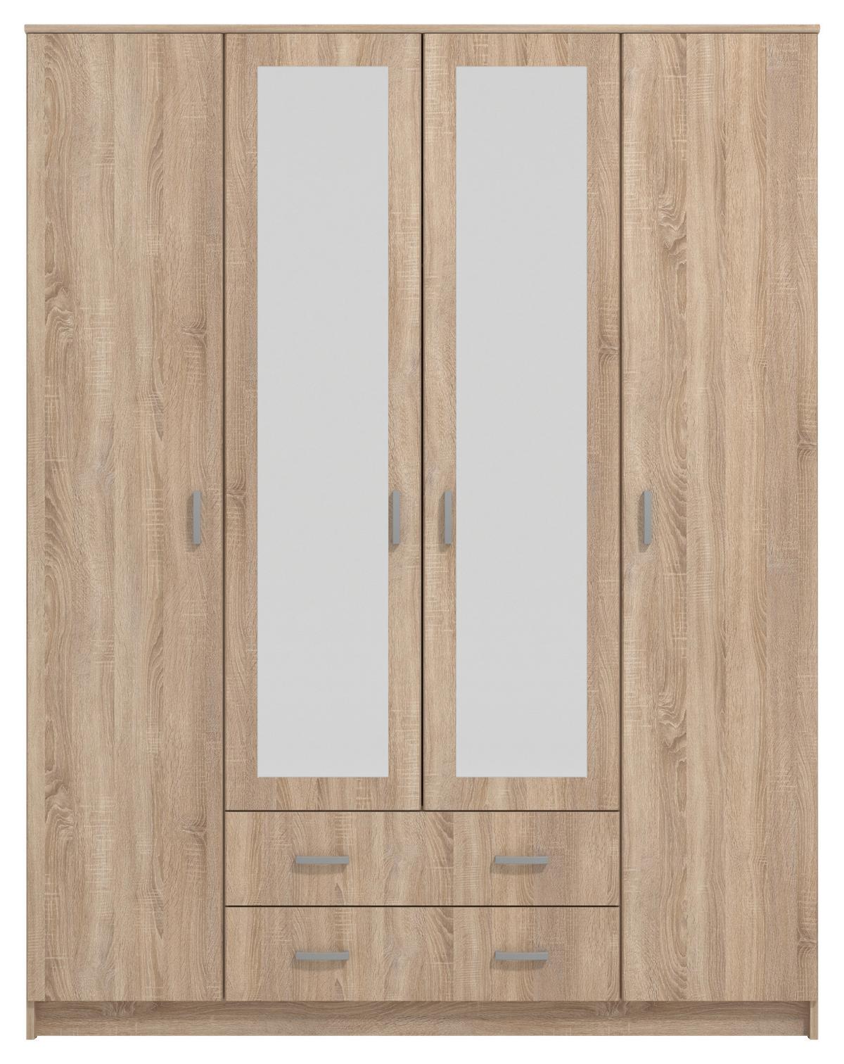 Nyílóajtós Szekrény Hana 160/205 Cm *top Ár* - Basics (160/205/52cm) - Best Price