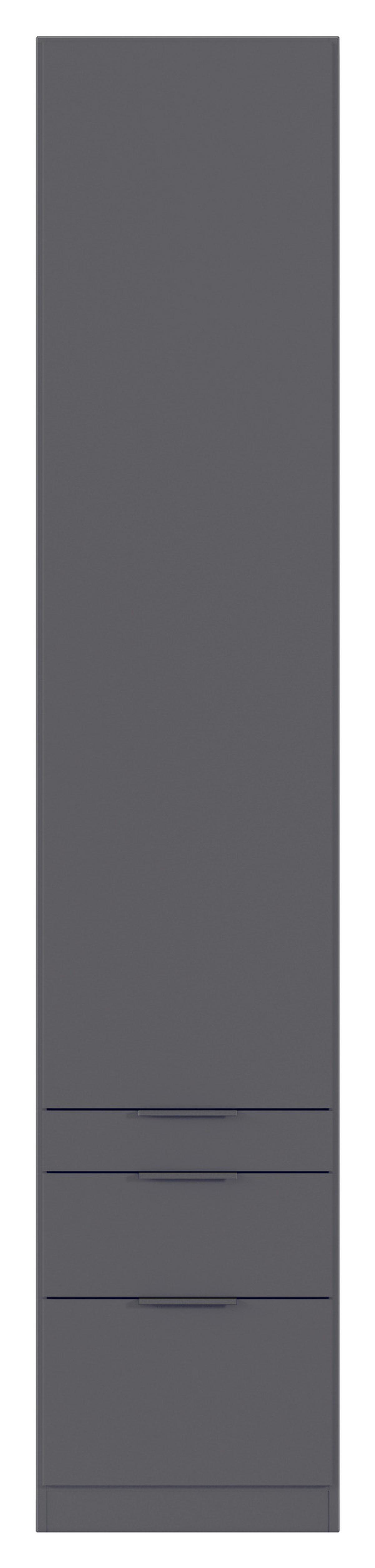 Drehtürenschrank Alabama Grau Metallic B: 47 Cm - Grau, MODERN, Holzwerkstoff (47/229/54cm) - Rauch Möbel