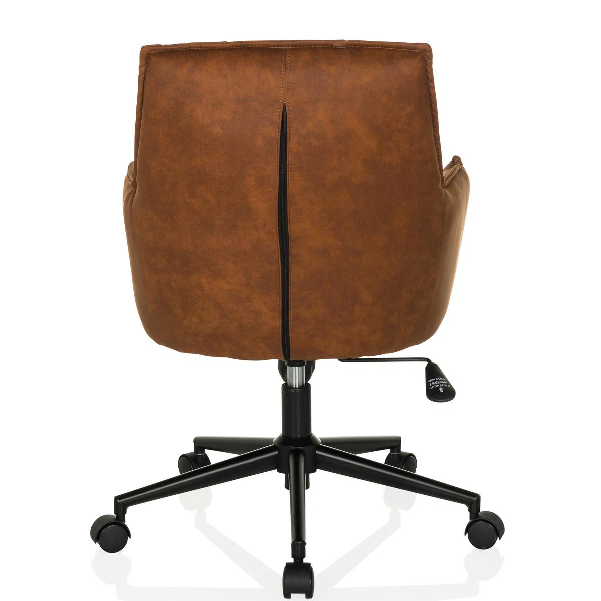 DREHSTUHL Braun B: 54 cm - Schwarz/Braun, MODERN, Kunststoff/Textil (54/85/70cm) - MID.YOU