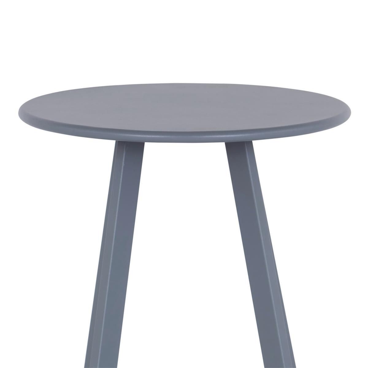 Beistelltisch New York Grau - Grau, Design, Metall (40/48/40cm) - P & B