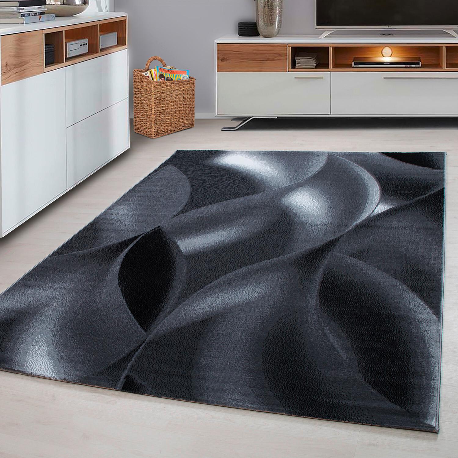 Webteppich Schwarz Plus 240x340 cm - Schwarz, Basics, Textil (240/340cm) - Novel