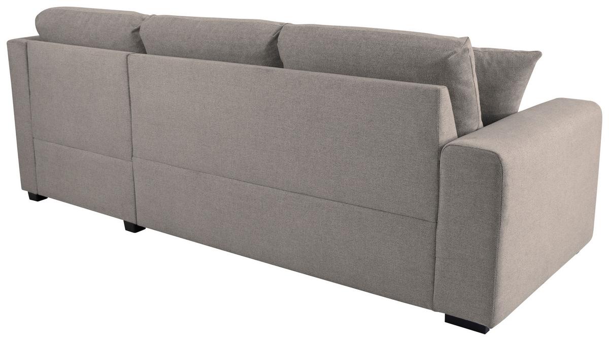 Ecksofa Lukas Graubraun S: 239x158 Cm - Graubraun, Trend, Textil (239/158cm)