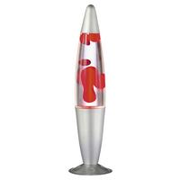 Lavaleuchte R50071110 - Rot/Silberfarben, Basics, Metall (10,5/41cm)