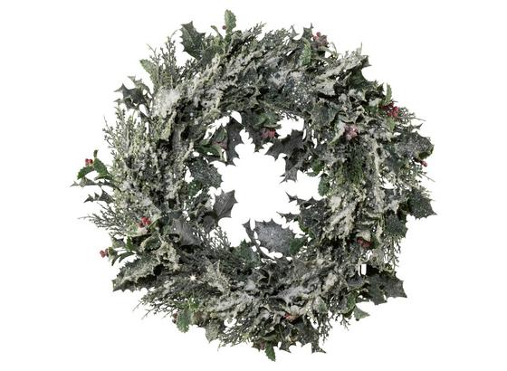 Kranz Ø 48 cm - Weiß/Grün, MODERN, Kunststoff (48cm) Kranz Ø 48 cm - Weiß/Grün, MODERN, Kunststoff (48cm)