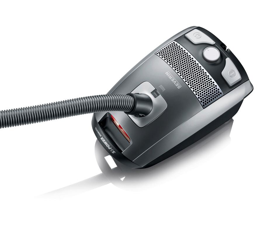 Staubsauger mit Beutel 750 W - Edelstahlfarben/Anthrazit, Kunststoff (26,7/41,4/24cm) - Severin