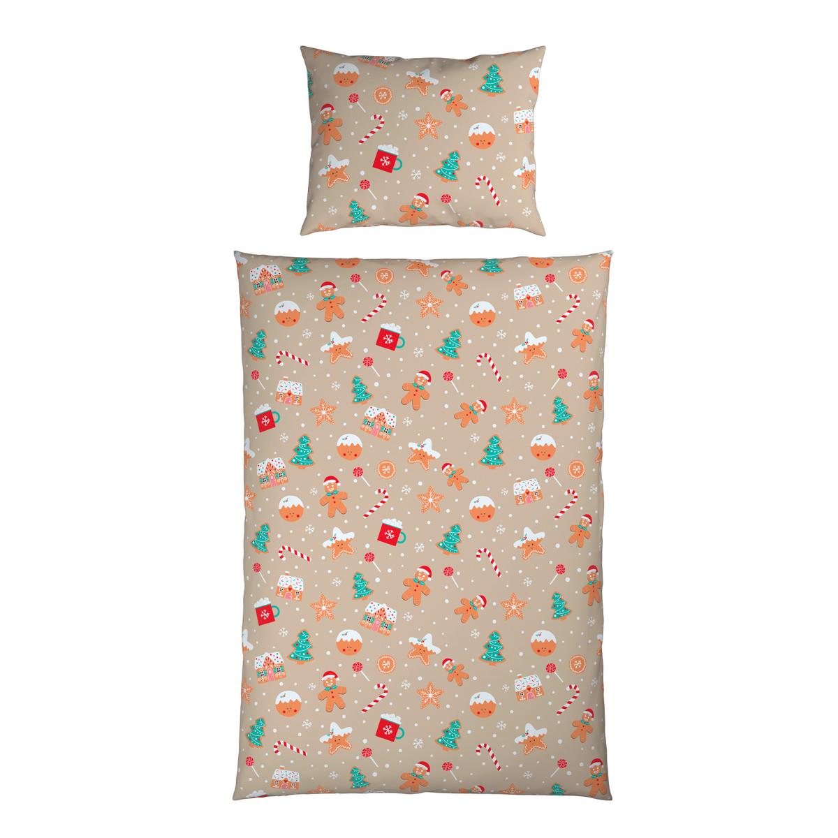 POSTEĽNÁ BIELIZEŇ LEBKUCHEN - viacfarebná, textil (140/200cm) - Mömax