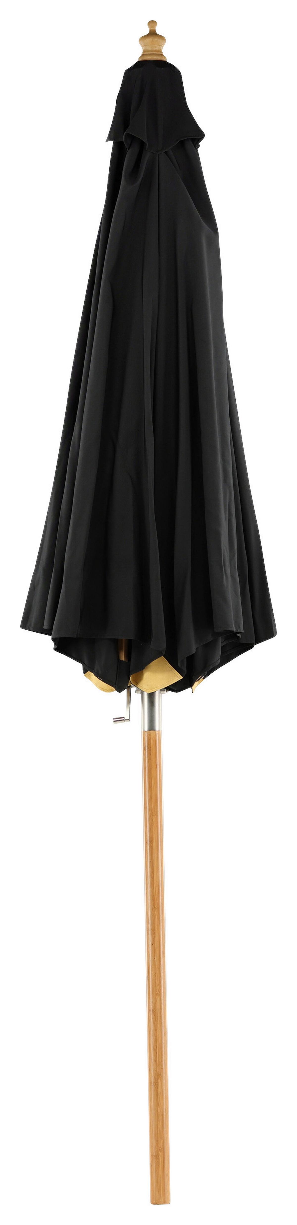 Sonnenschirm Cerox L/B: 270x250 cm Schwarz - Schwarz, KONVENTIONELL (270/250cm) - Gardenson