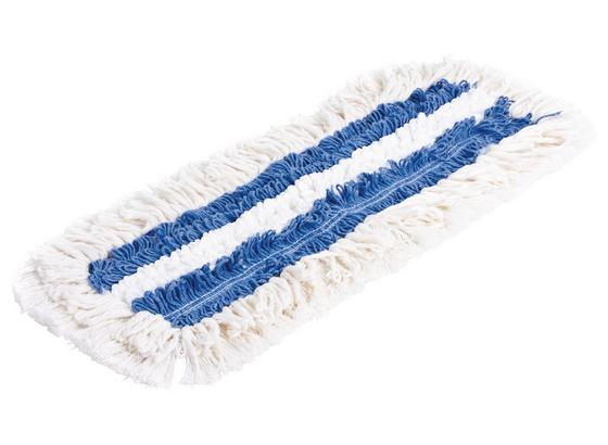 Wischbezug Sensitive - Blau/Weiß, KONVENTIONELL, Textil (20/26cm) - Ombra Wischbezug Sensitive - Blau/Weiß, KONVENTIONELL, Textil (20/26cm) - Ombra