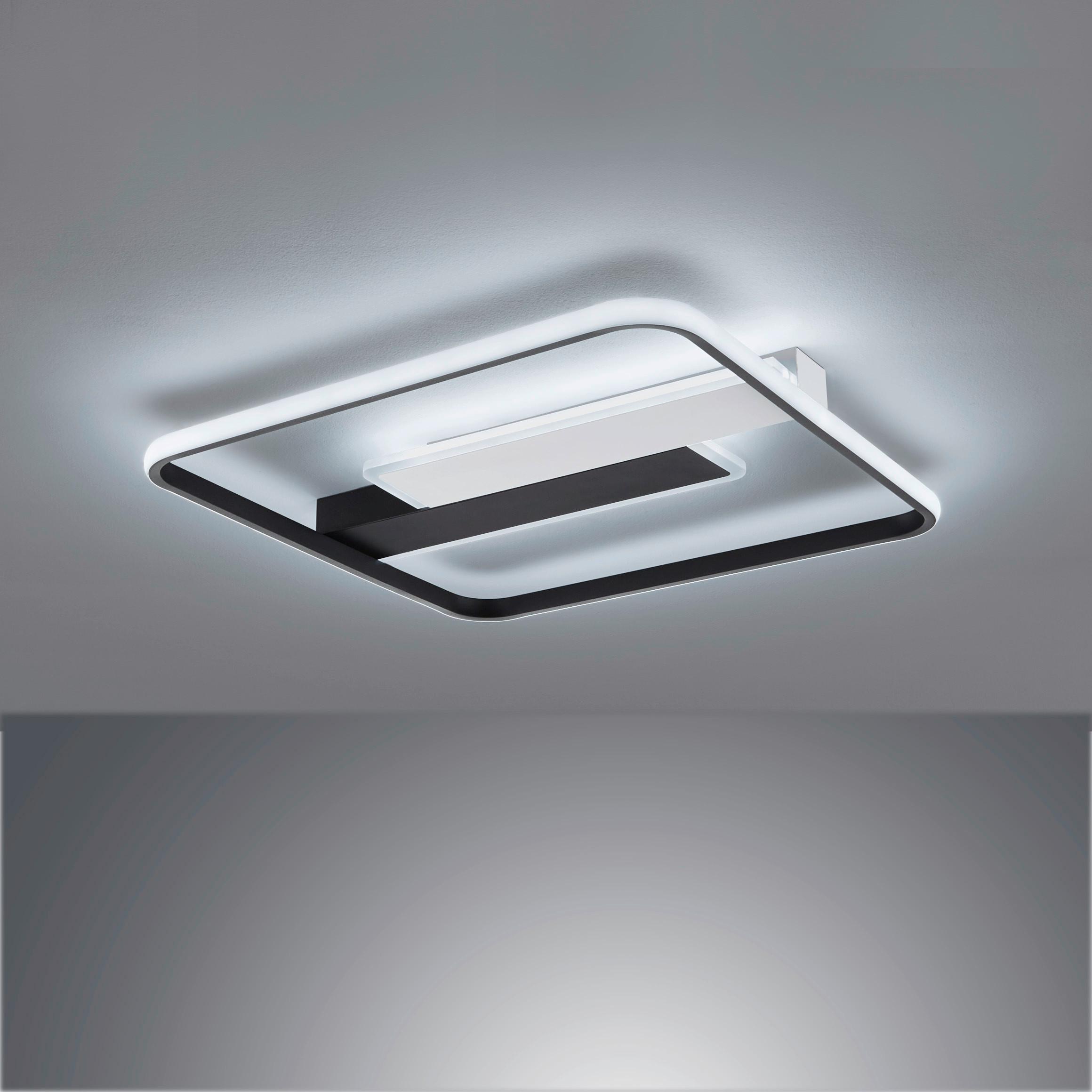 LED-Deckenleuchte 21310 Blithe - Sandfarben/Schwarz, Design, Metall (50/50/5cm) - Fischer & Honsel