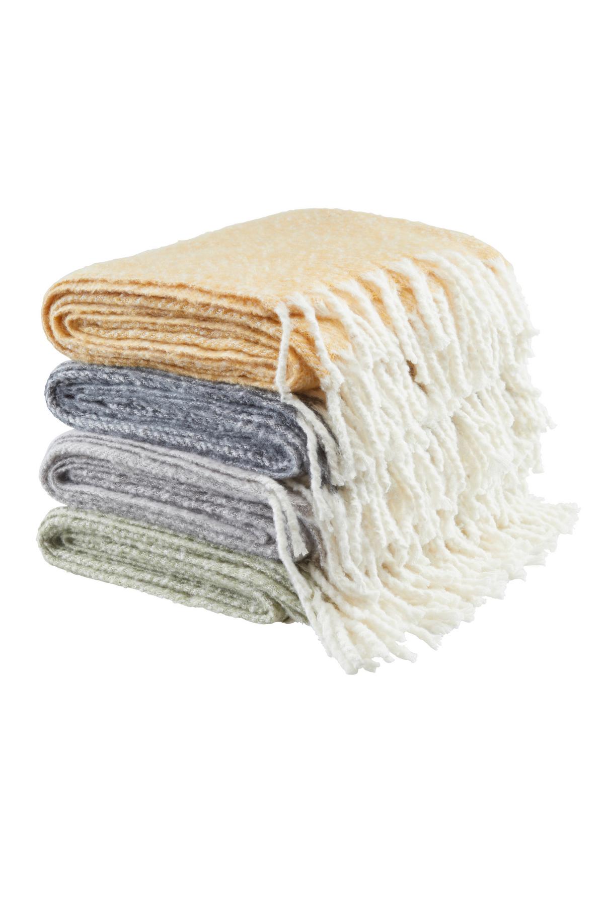 Puha Takaró Kb. 150/200cm - ezüst, Modern, textil (150/200cm) - Luca Bessoni