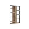 Regal Keota 72 Cm Eiche Dekor, Anthrazit - Eichefarben/Anthrazit, Design, Holzwerkstoff (72/123,6/25cm) - MID.YOU