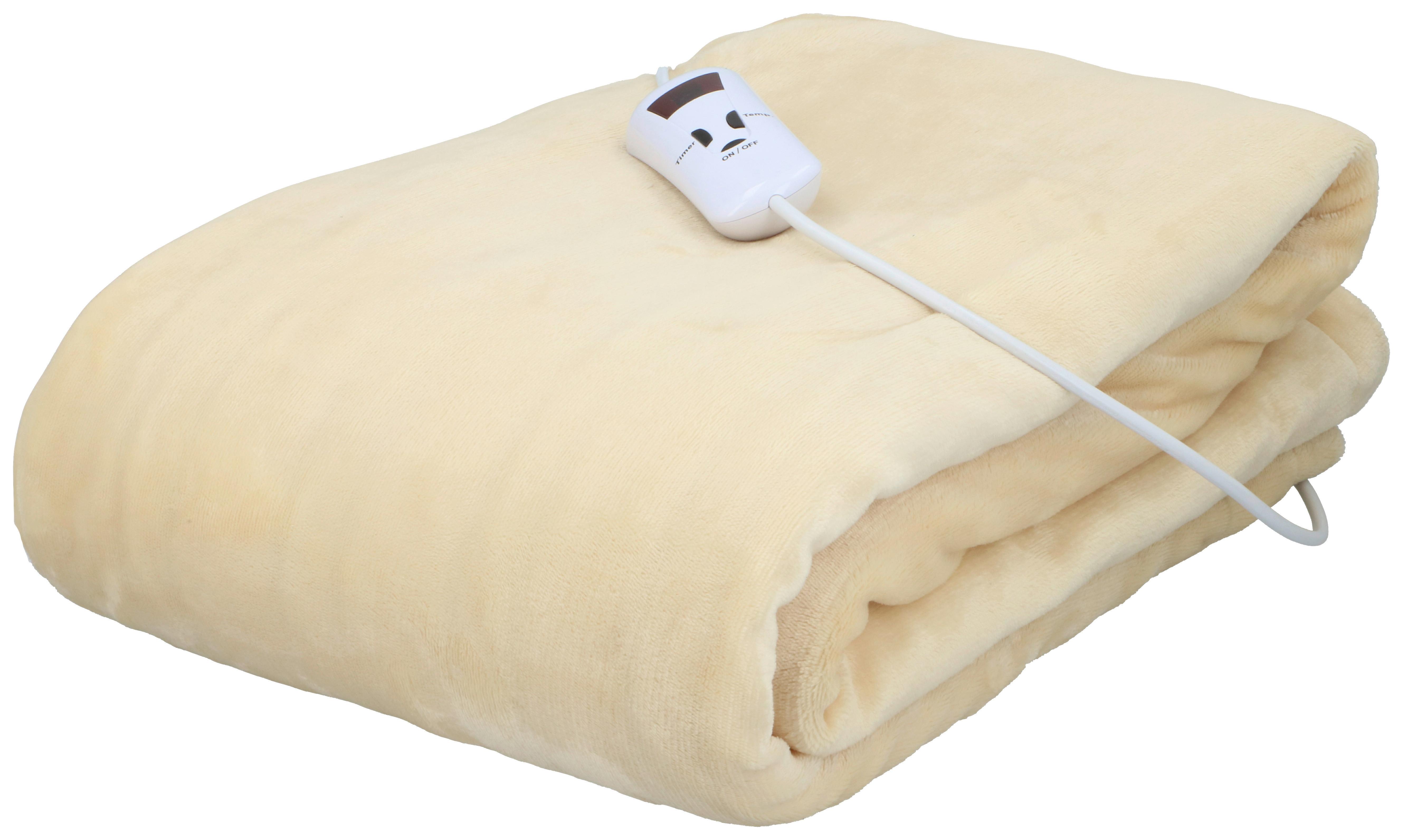 HEIZDECKE 10 Temperaturstufen - Beige, KONVENTIONELL, Textil (130/180cm) - Alpina 6287