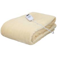 HEIZDECKE 10 Temperaturstufen - Beige, KONVENTIONELL, Textil (130/180cm) - Alpina 6287