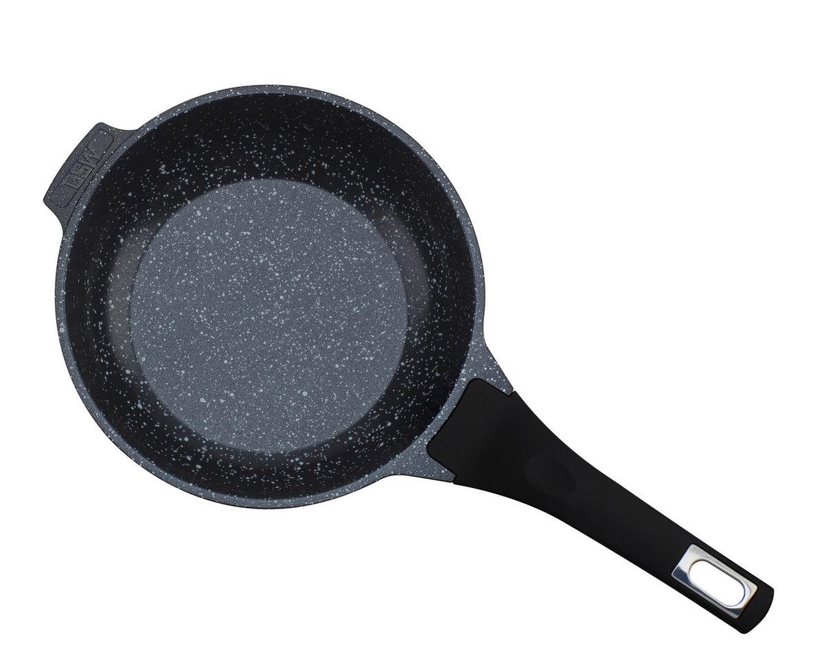 Pfanne Titanium Granitadvanced Aluminiumguss, Schwarz - Schwarz, Basics, Metall (20cm) - GSW