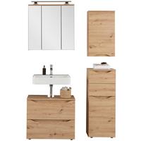 Badezimmer Giga Eiche Artisan Dekor 4-teilig - Eiche Artisan, MODERN, Holzwerkstoff (110/190/40cm)