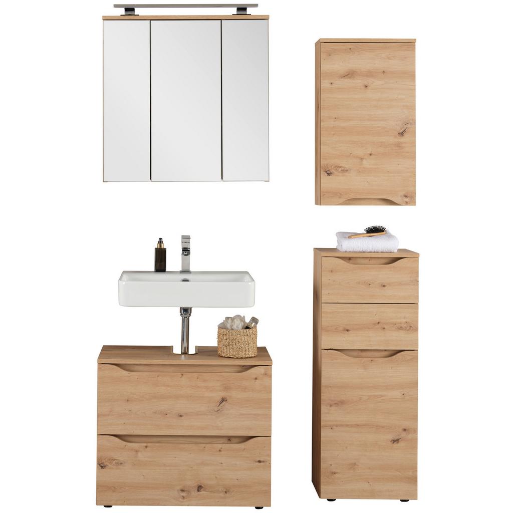 Badezimmer Giga Eiche Artisan Dekor 4-teilig