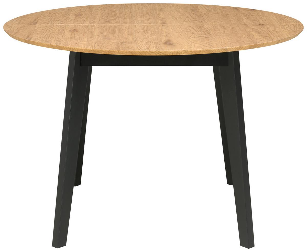 Ausziehtisch Paco 120 Az 120-200x74x120 cm Eichefarben - Eichefarben/Schwarz, KONVENTIONELL, Holz/Holzwerkstoff (120-200/120/74cm) - MID.YOU