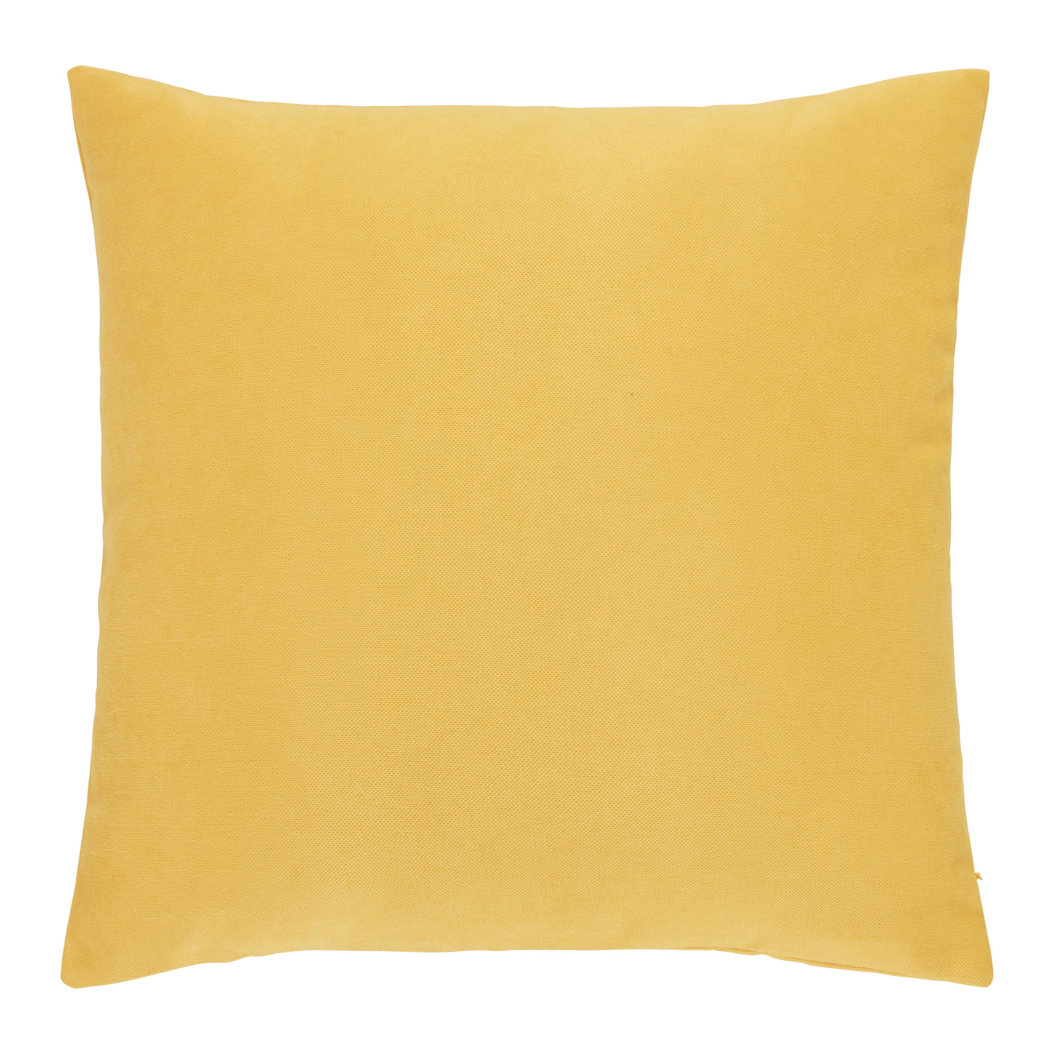 Dekoračný vankúš Lexi, 45/45cm, žltá - žltá, Modern, textil (45/45cm) - Modern Living