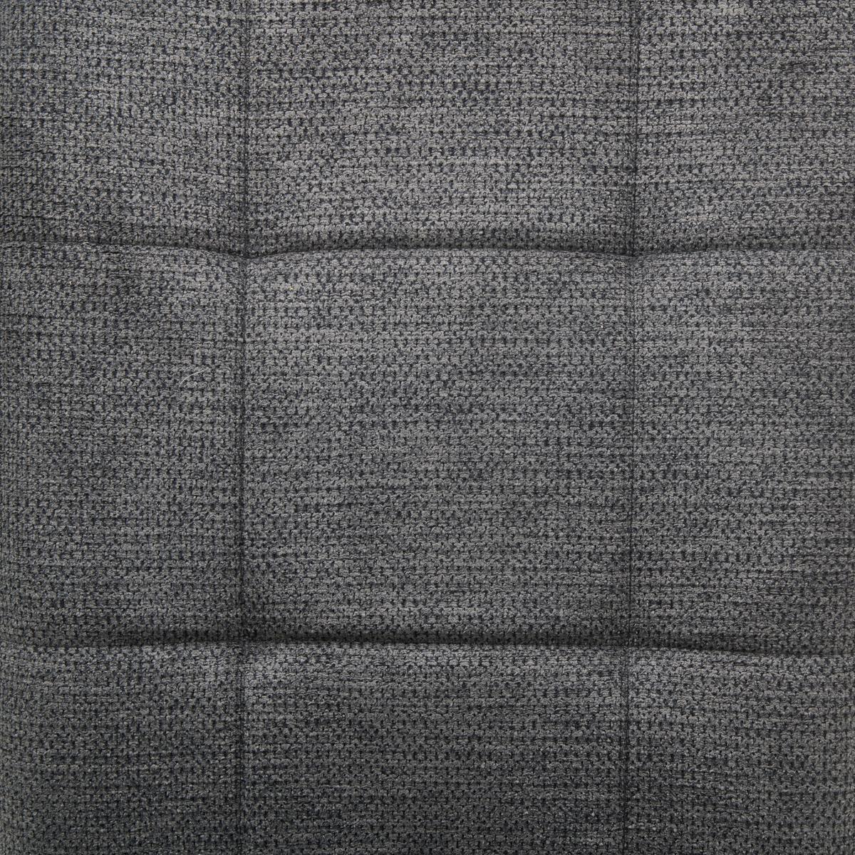 Vierfußstuhl Finn Webstoff Anthrazit, B: 44 cm - Anthrazit/Schwarz, KONVENTIONELL, Textil/Metall (44/96/61cm) - MID.YOU